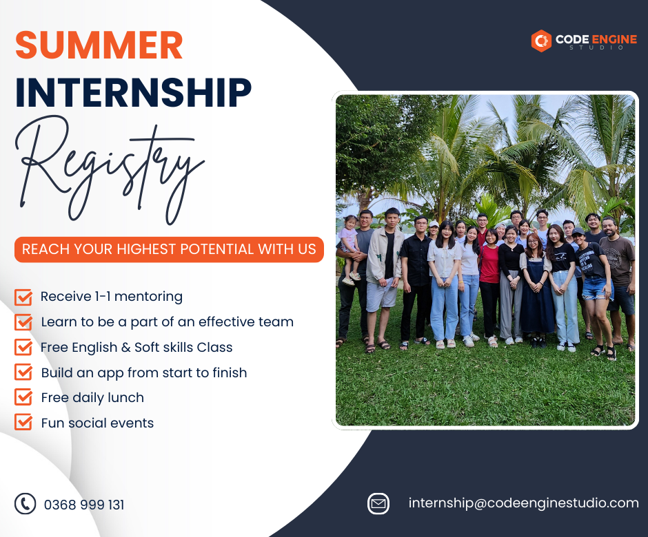 Code Engine Studio - Summer internship 2024 registration - Trường Đại ...